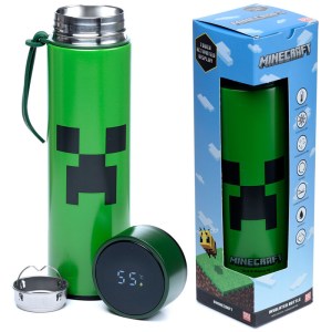 Minecraft thermos stainless steel bottle thermometer